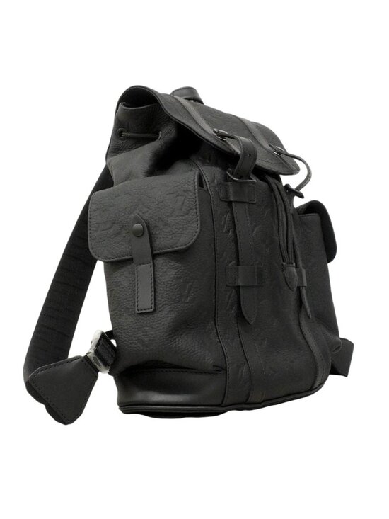 Louis Vuitton Backpack Monogram Taurillon Christopher PM Black main image 4